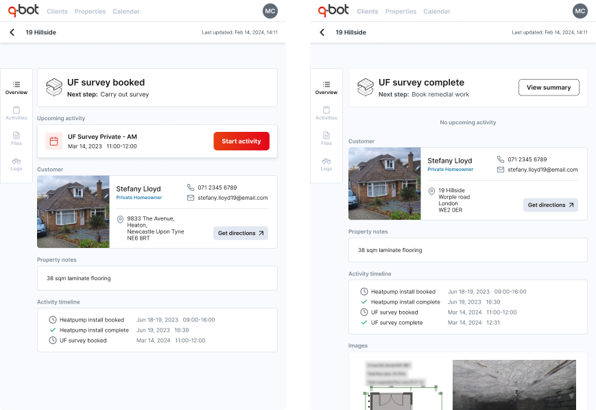 Final property page design